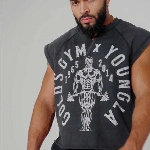 YoungLA Black Graphic Tank Top - Picture 1 of 3